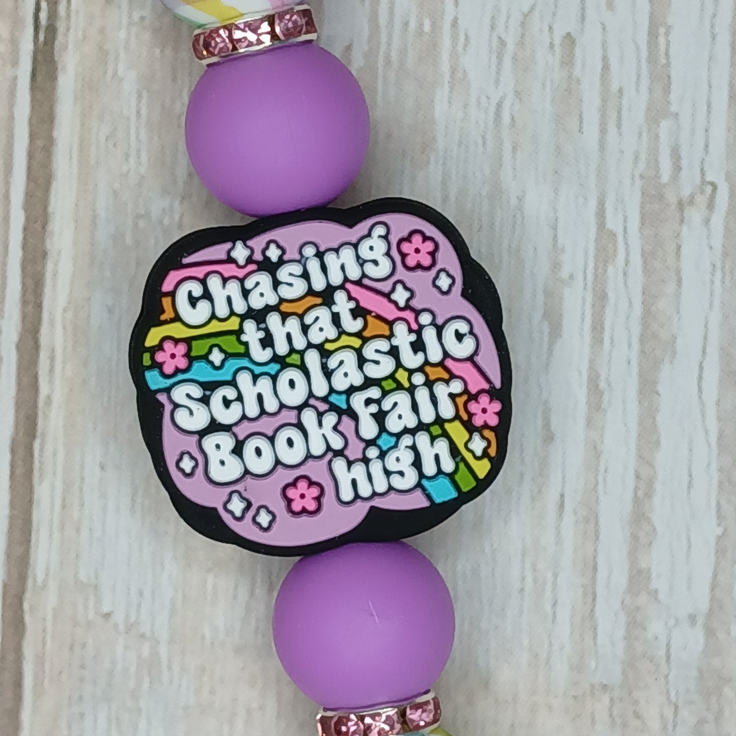 E-Reader/Phone Strap - Chasing That Scholastic High (Interchangeable)