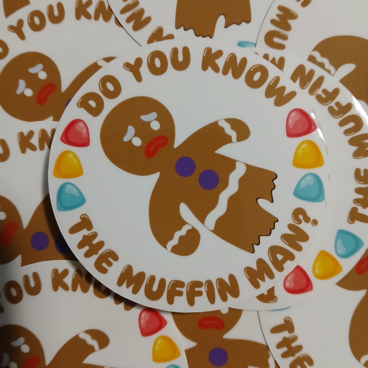 Do You Know the Muffin Man? (Sticker)