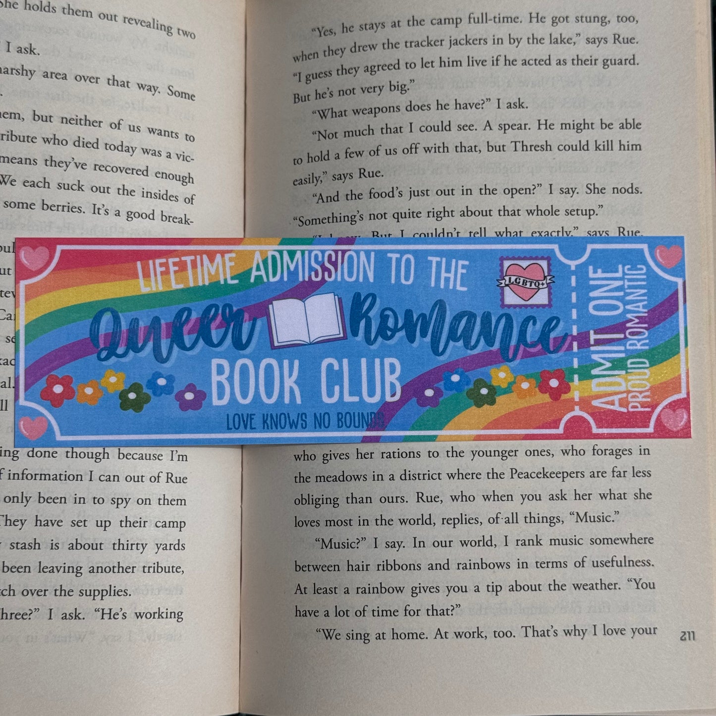Queer Romance Book Club Bookmark