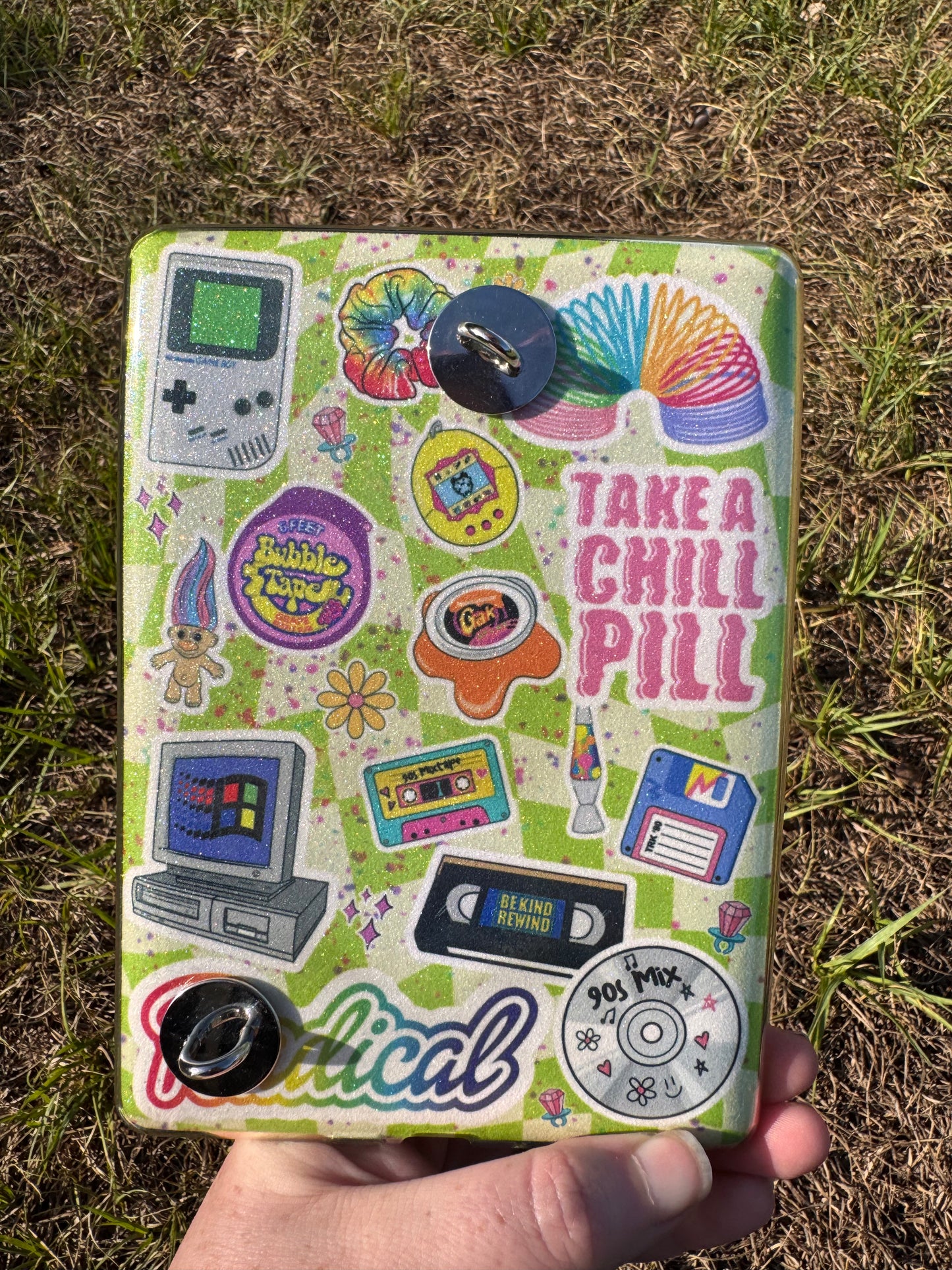 eReader Insert - 90s/Y2K Neon Vibes