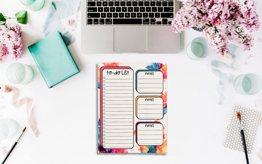 Watercolor To-Do List/Notes