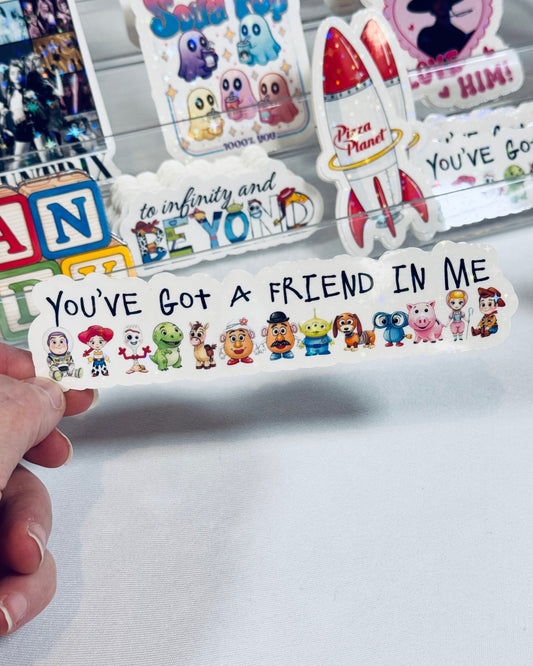 Sticker - Toy Friends