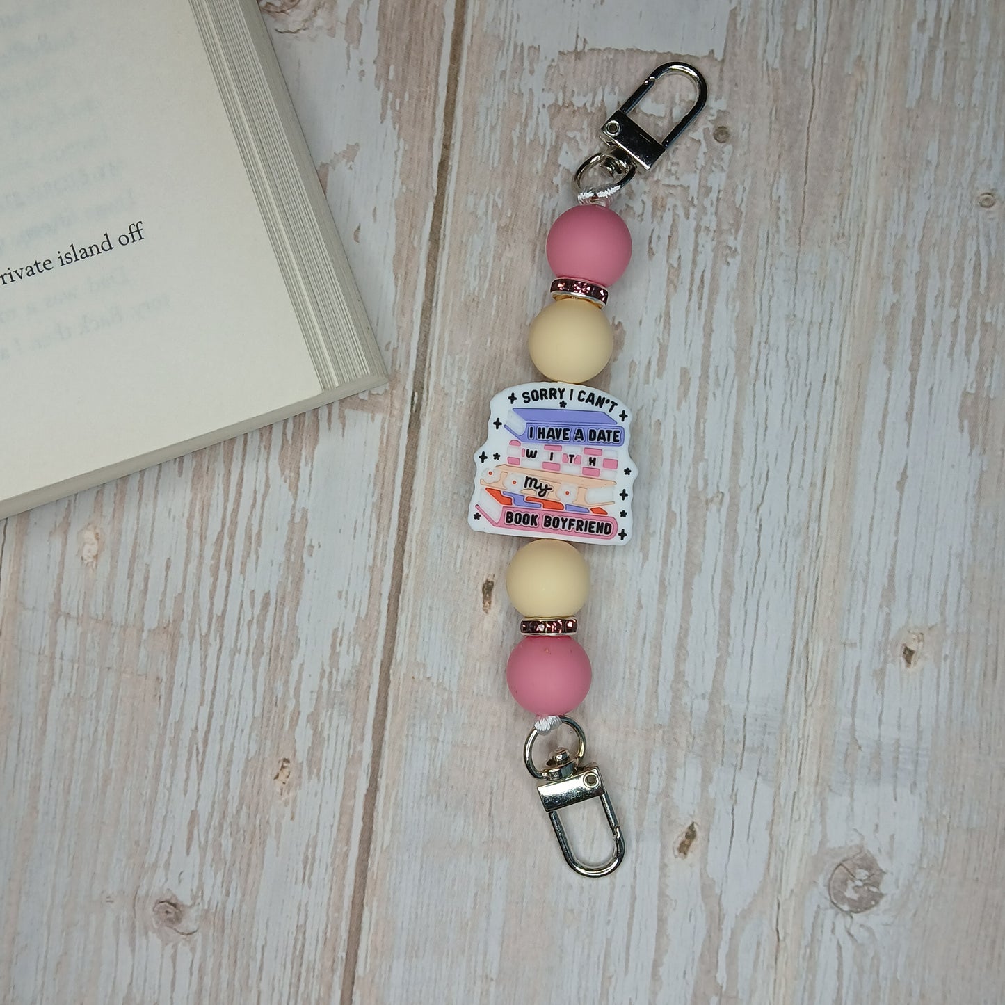 E-Reader/Phone Strap - Date With My Book Boyfriend (Interchangeable)