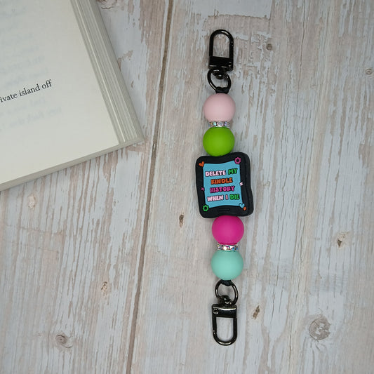 E-Reader/Phone Strap - Delete My Kindle History When I Die (Interchangeable)