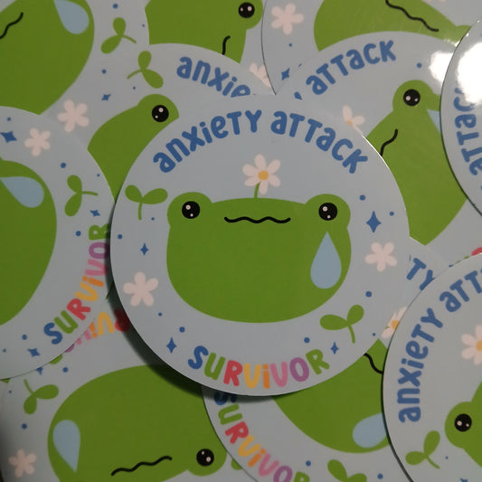 Anxiety Attack Survivor (Sticker)