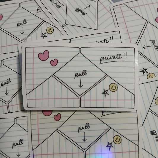 90s Note (Sticker)
