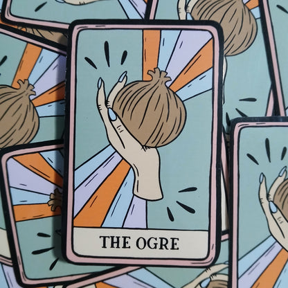 Ogre Tarot Cards (Sticker)