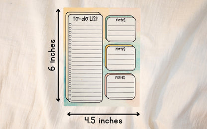 Watercolor To-Do List/Notes