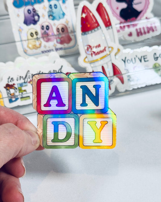 Sticker - Name Blocks