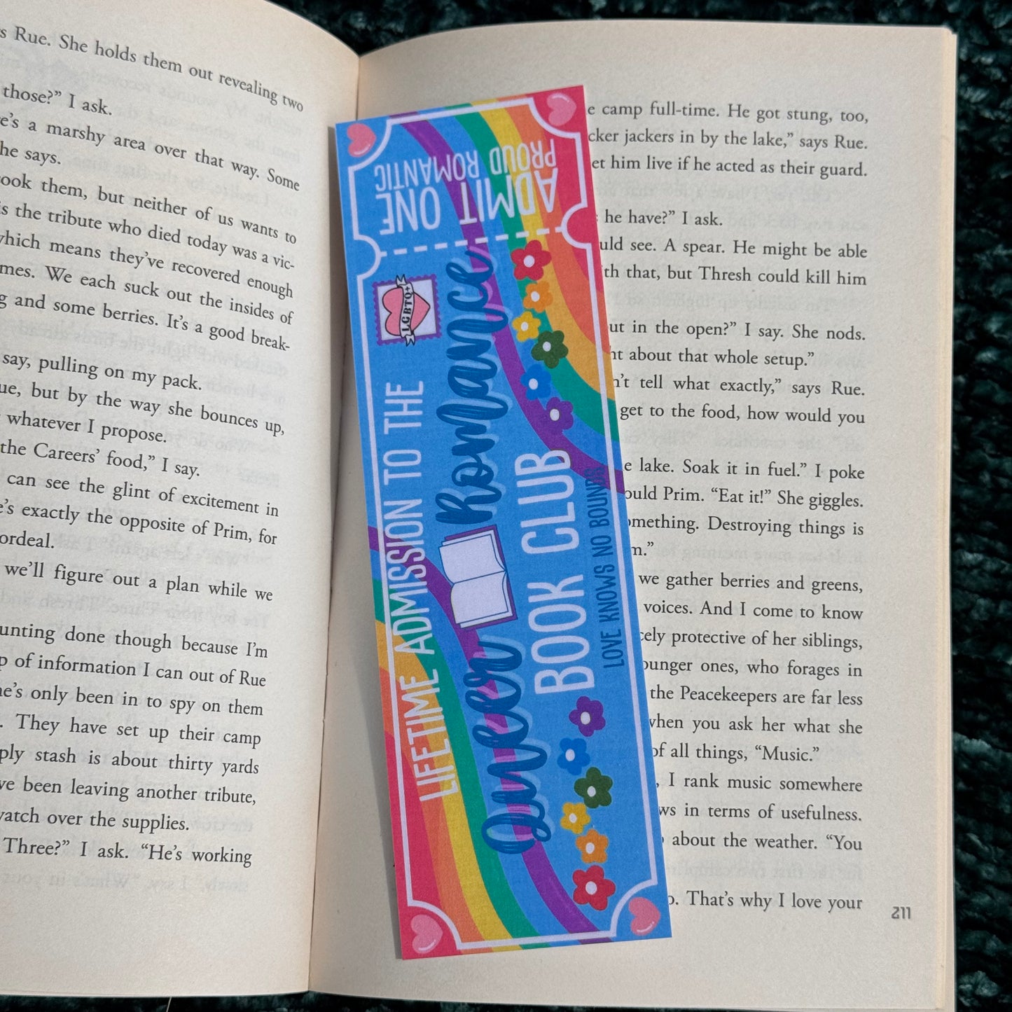 Queer Romance Book Club Bookmark