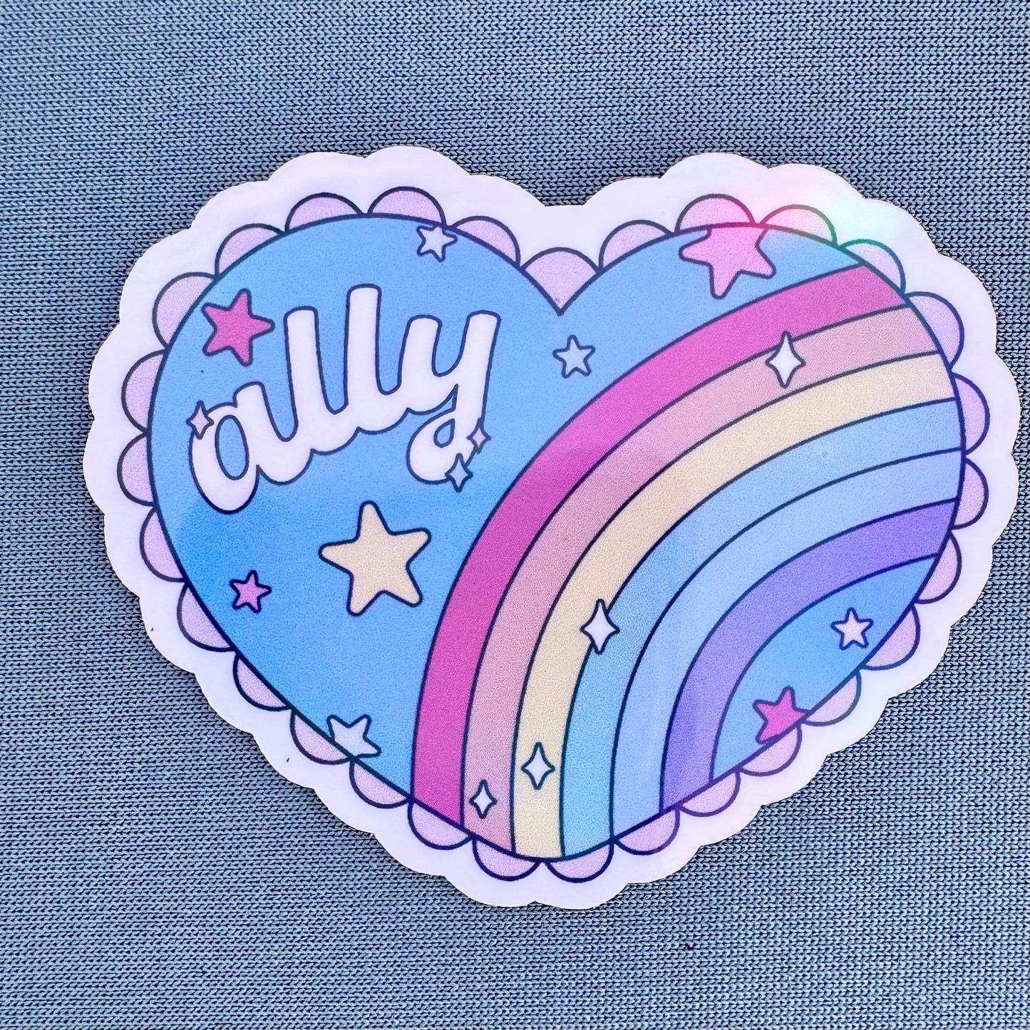 Ally Heart Rainbow