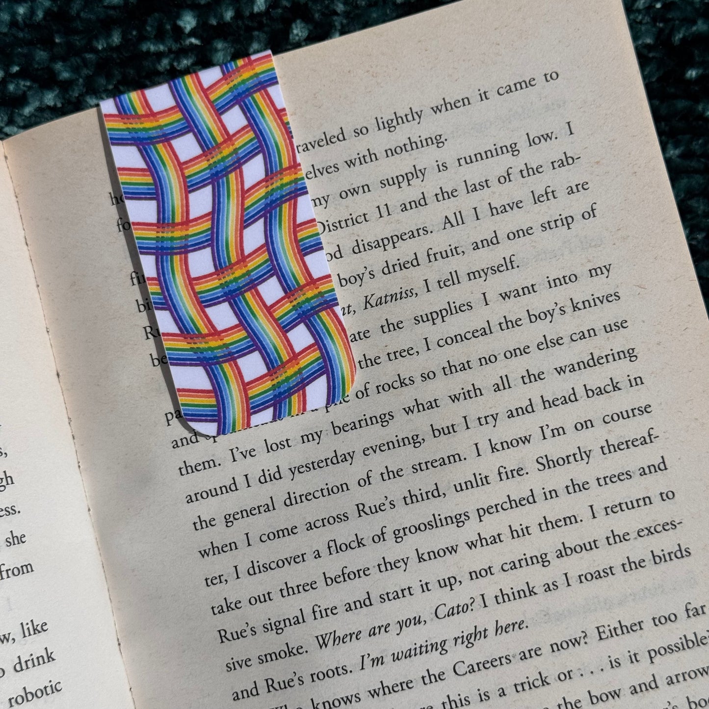 Magnetic Bookmark - Rainbow Stripes
