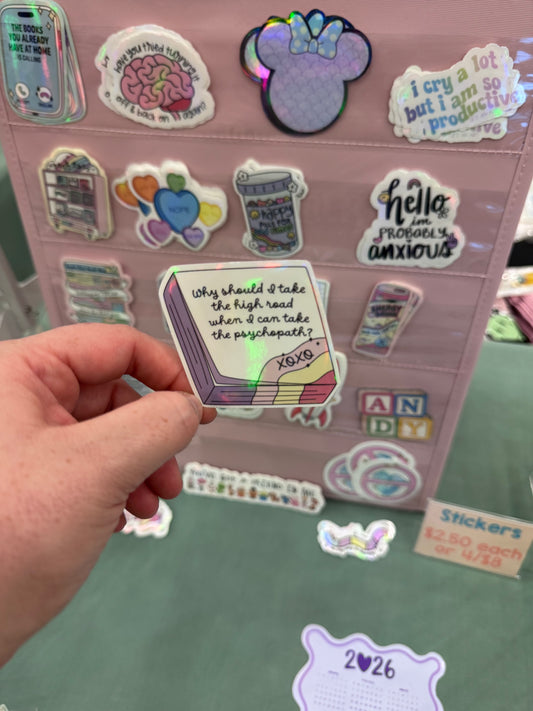 Why Take the High Road