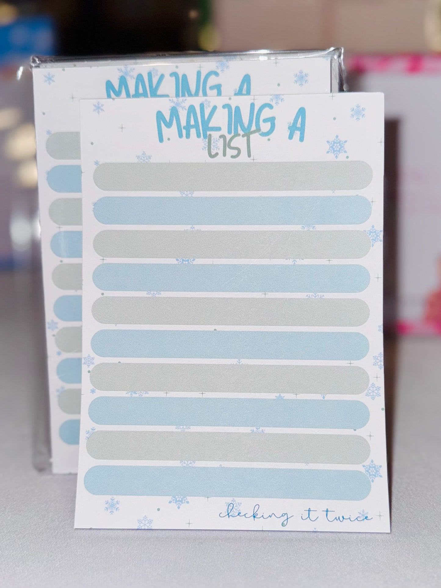 Making a List Tear-Away Notepad