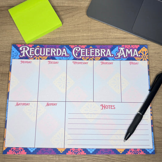 Dia de Muertos Large Tear-Away Notepad
