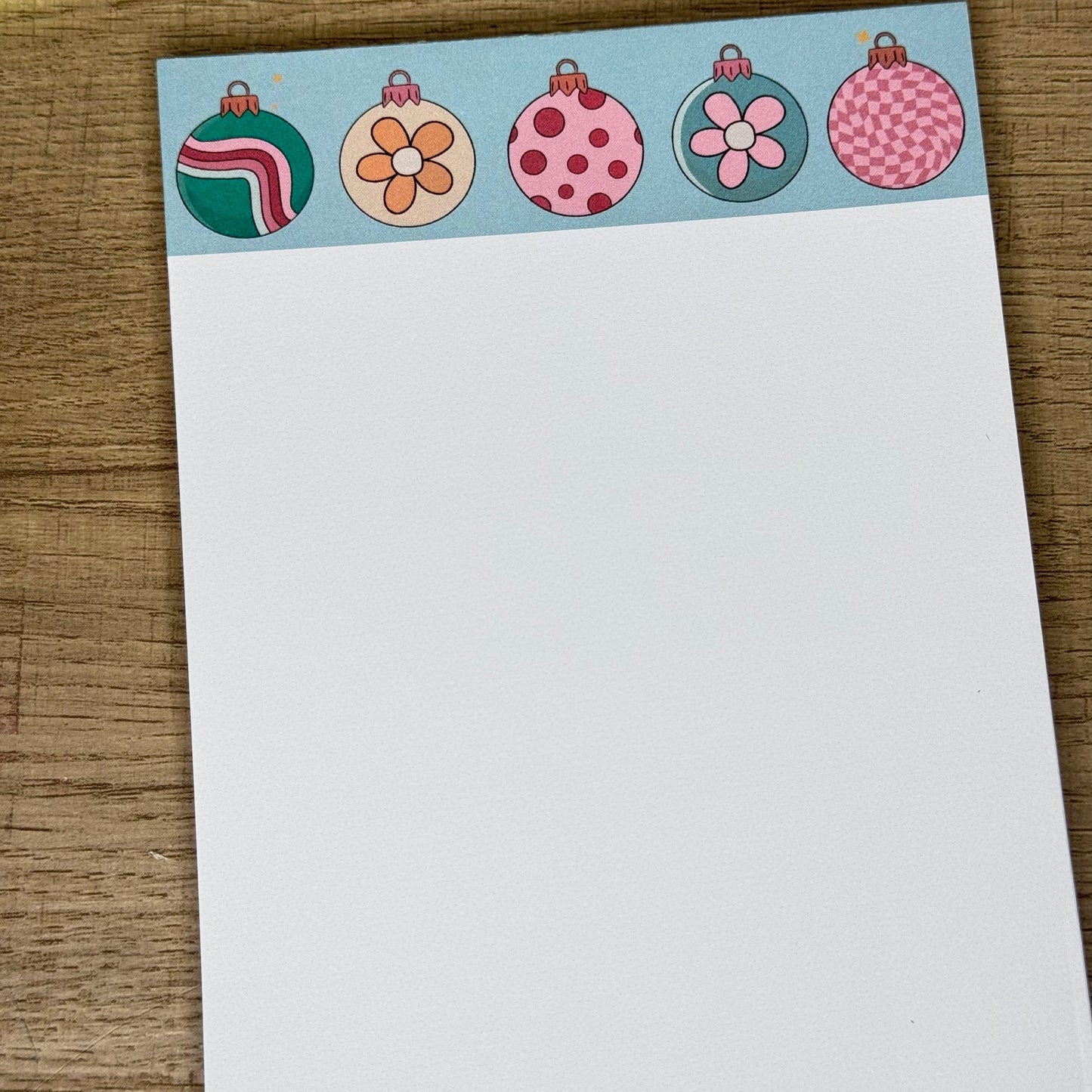 Ornaments Blank Tear-Away Notepad