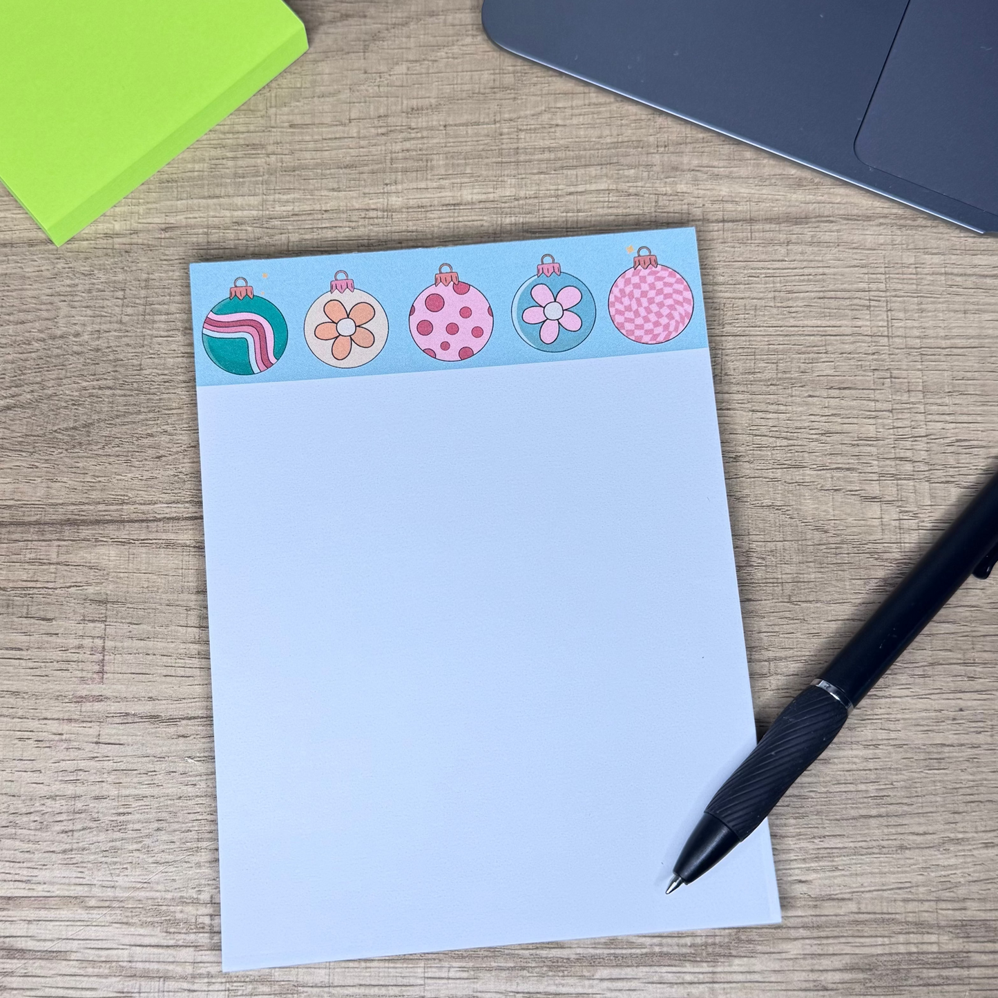 Ornaments Blank Tear-Away Notepad