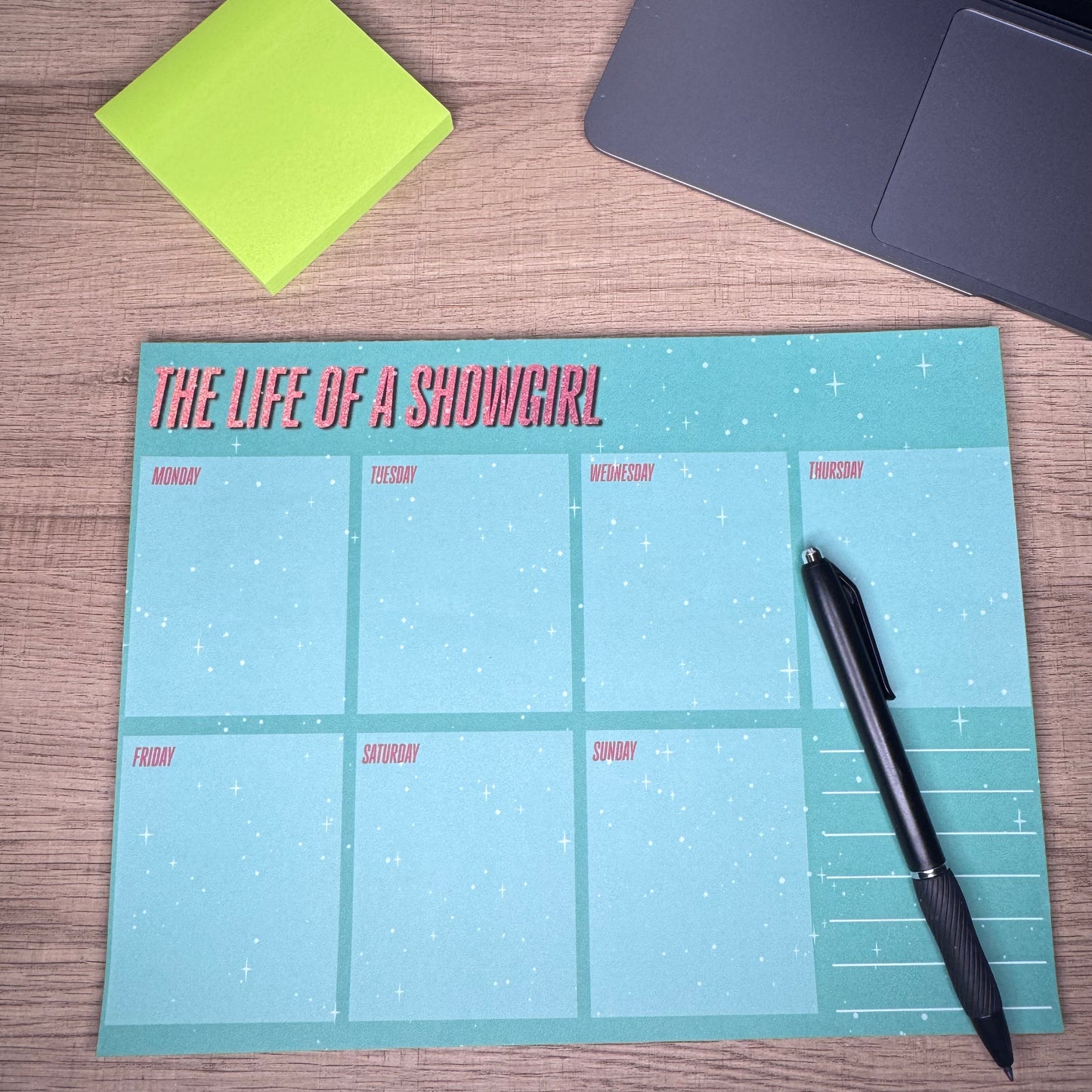 Showgirl Tear-Away Notepad