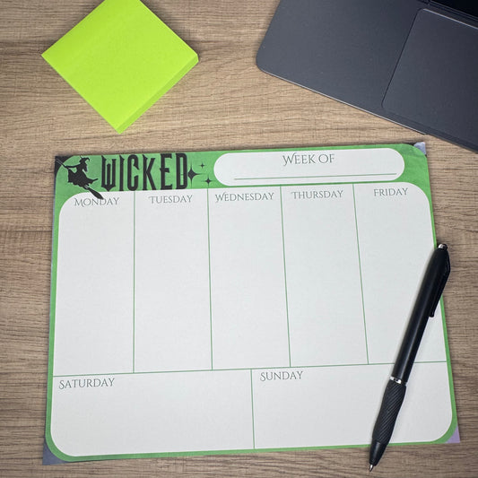 Wicked Inspired Weekly Plan Tear-Away Notepad