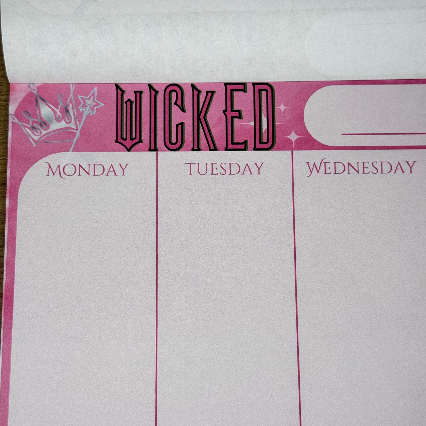 Wicked Inspired Weekly Plan Tear-Away Notepad