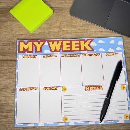 Clouds Weekly Plan Tear-Away Notepad