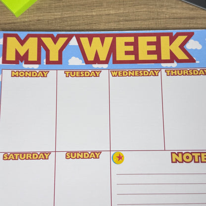 Clouds Weekly Plan Tear-Away Notepad