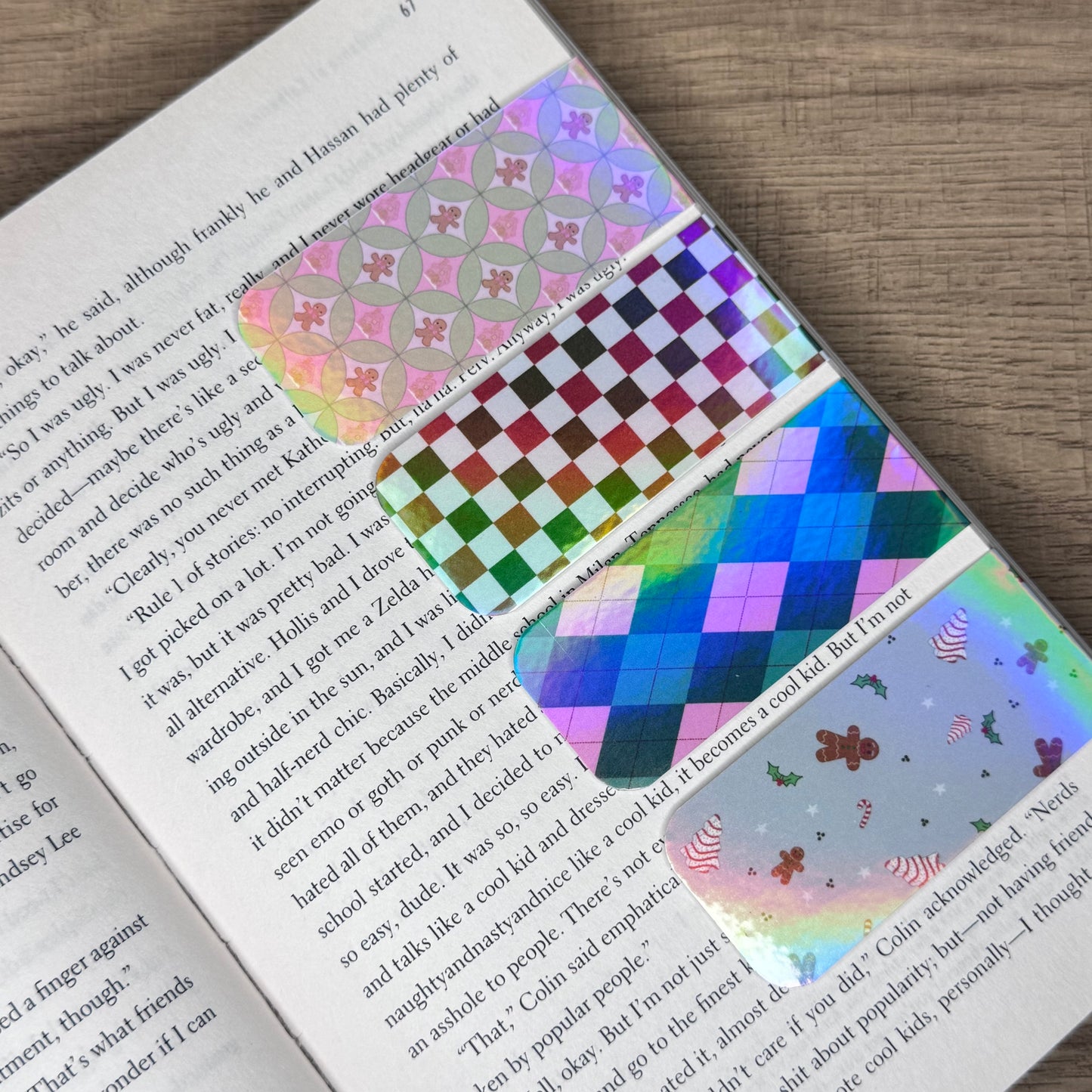 Magnetic Bookmarks - Christmas/Winter Themed