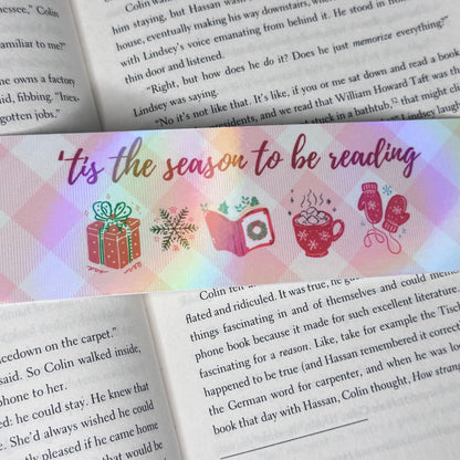 Holographic Bookmarks - Winter/Christmas Vibes