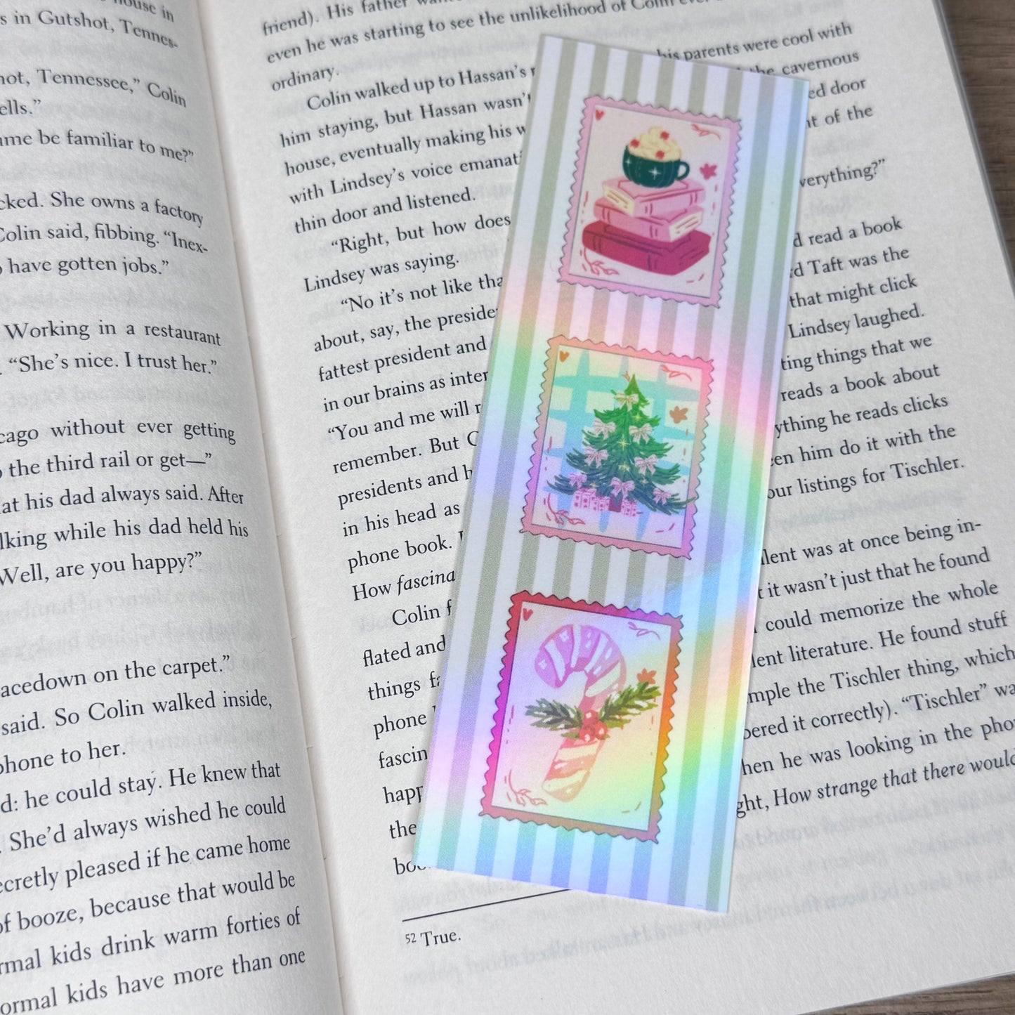 Holographic Bookmarks - Winter/Christmas Vibes