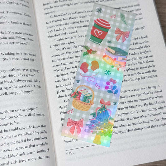 Holographic Bookmarks - Winter/Christmas Vibes