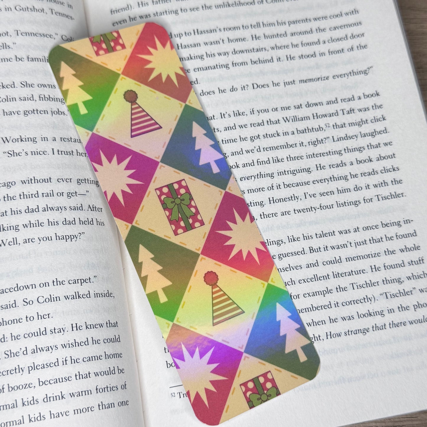 Holographic Bookmarks - Winter/Christmas Themed