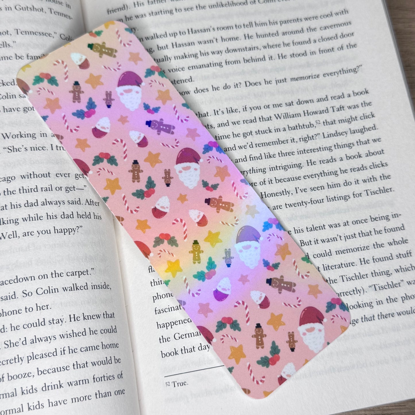 Holographic Bookmarks - Winter/Christmas Themed
