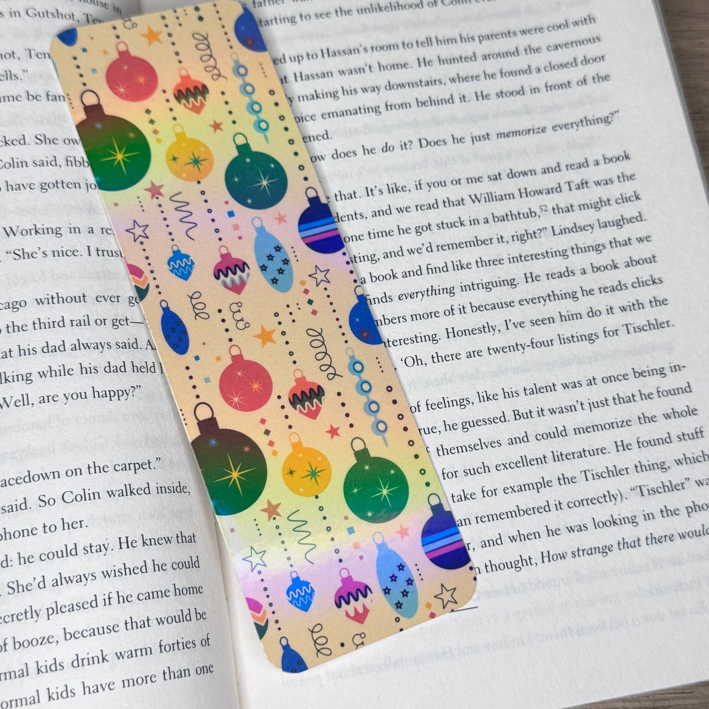 Holographic Bookmarks - Winter/Christmas Themed