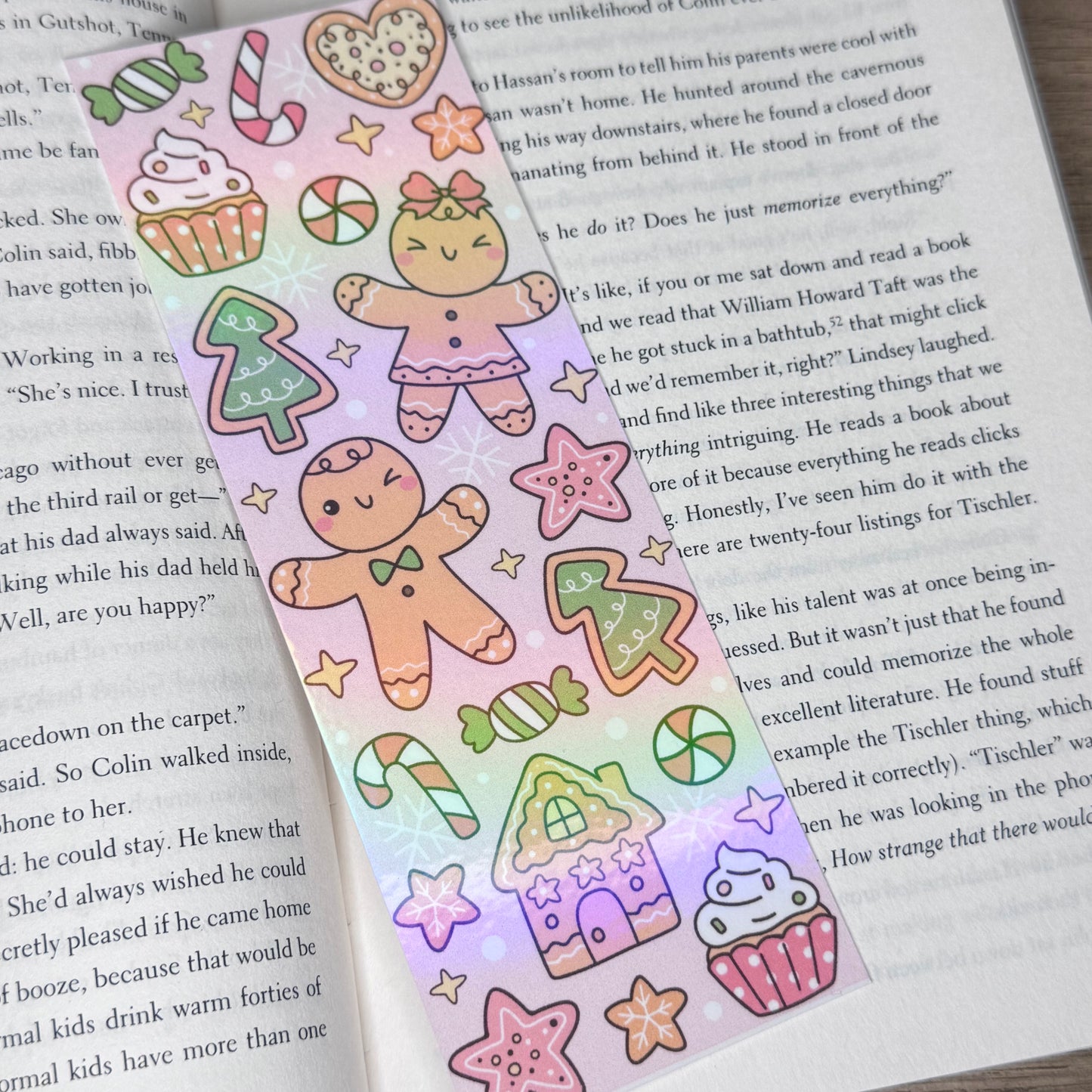 Holographic Bookmarks - Winter Themed