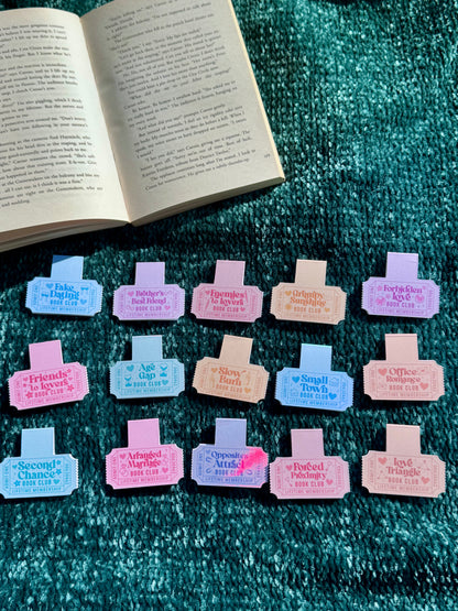Book Tropes Book Club - Magnetic Bookmark