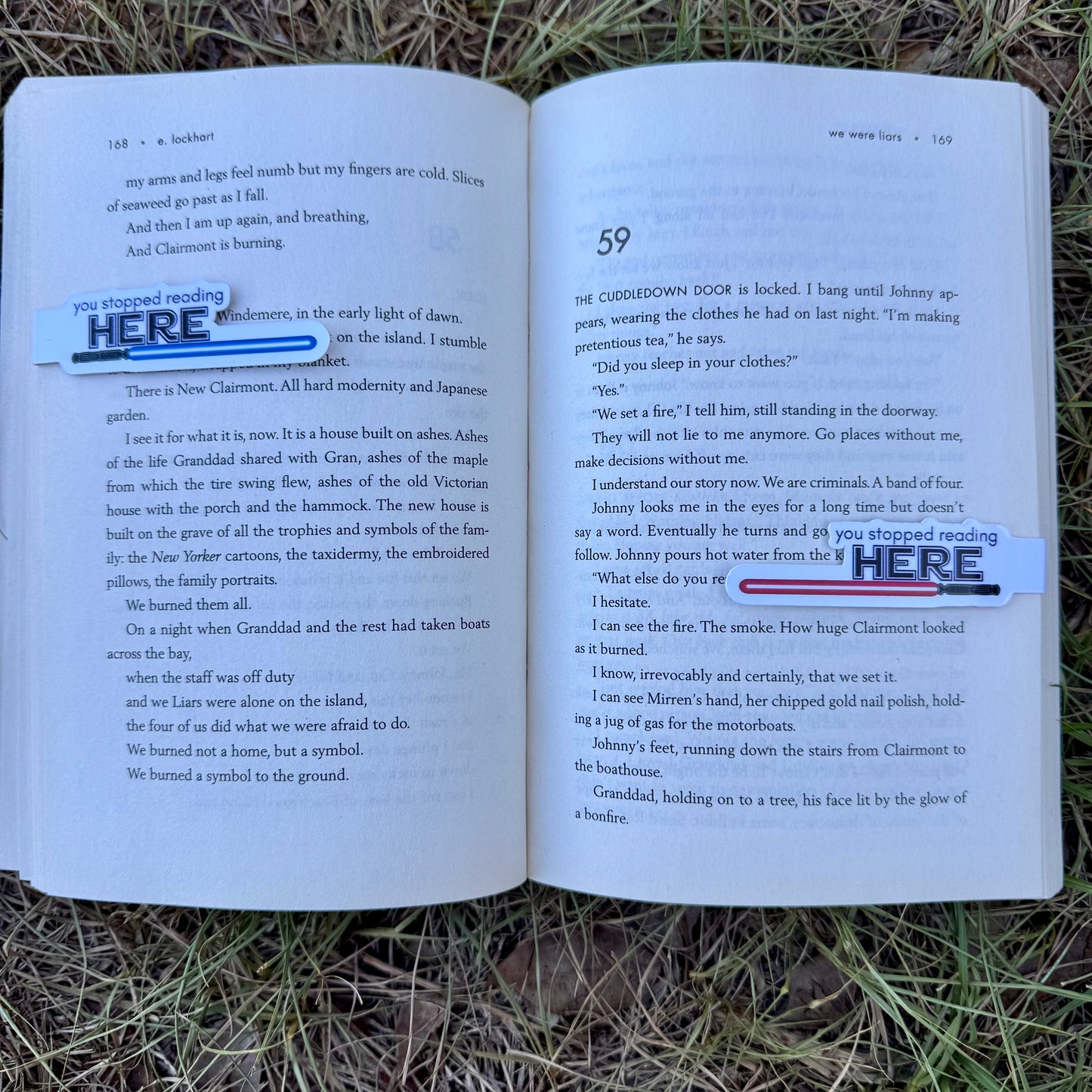 Lightsaber Magnetic Bookmark