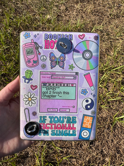 eReader Insert - Bookish Hottie Throwback
