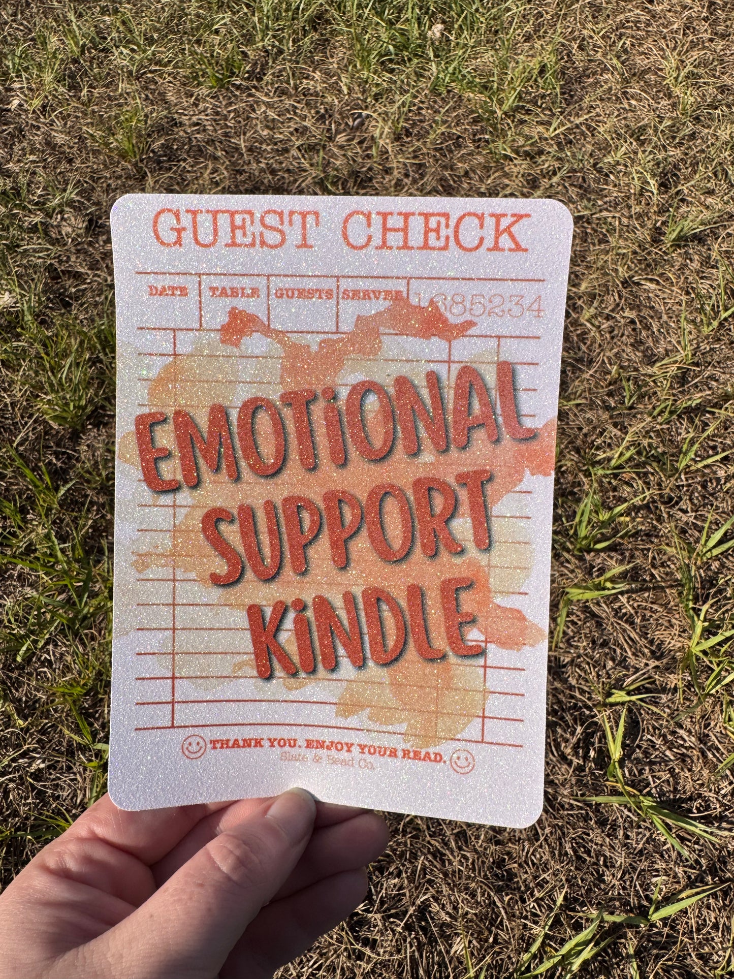 eReader Insert - Emotional Support Kindle