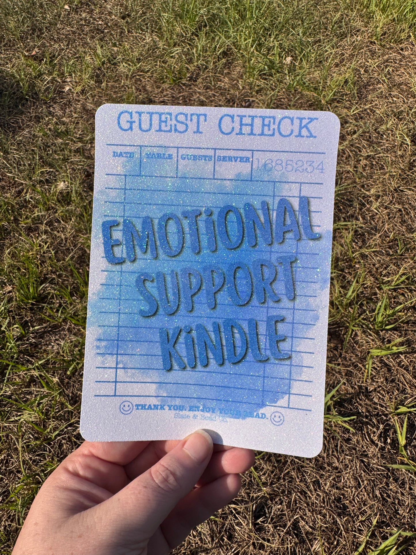 eReader Insert - Emotional Support Kindle