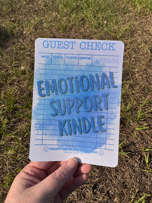 eReader Insert - Emotional Support Kindle