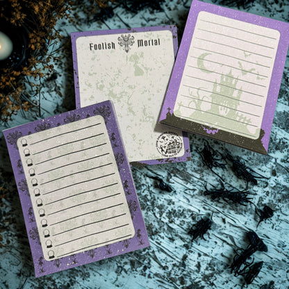 "Haunted Mansion" Notepads