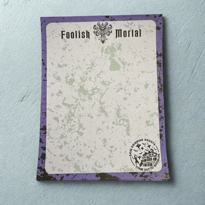 "Haunted Mansion" Notepads