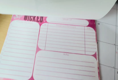 Wicked Inspired Notepad - Customizable Stationery